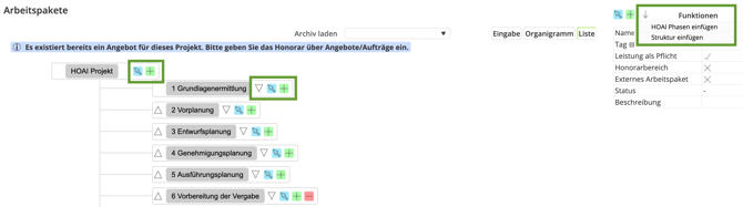 Arbeitspaket hinzufügen 3