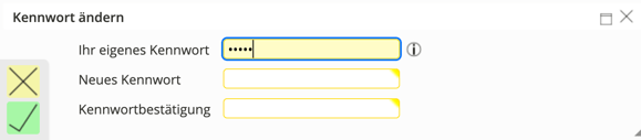 Kennwort ändern 2